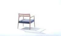 LOWEL LOUNGE / Oak Chalk Back