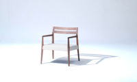 LOWEL LOUNGE / Walnut Natural Front
